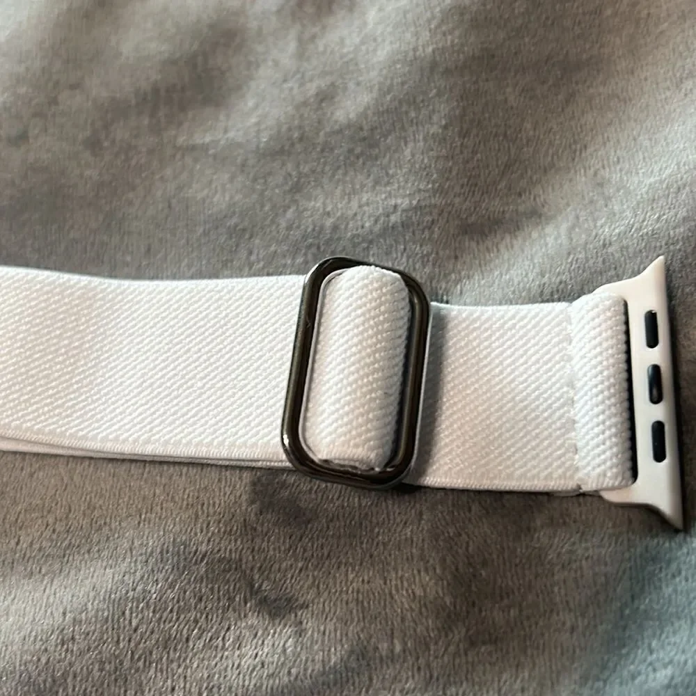 White Apple Watchband